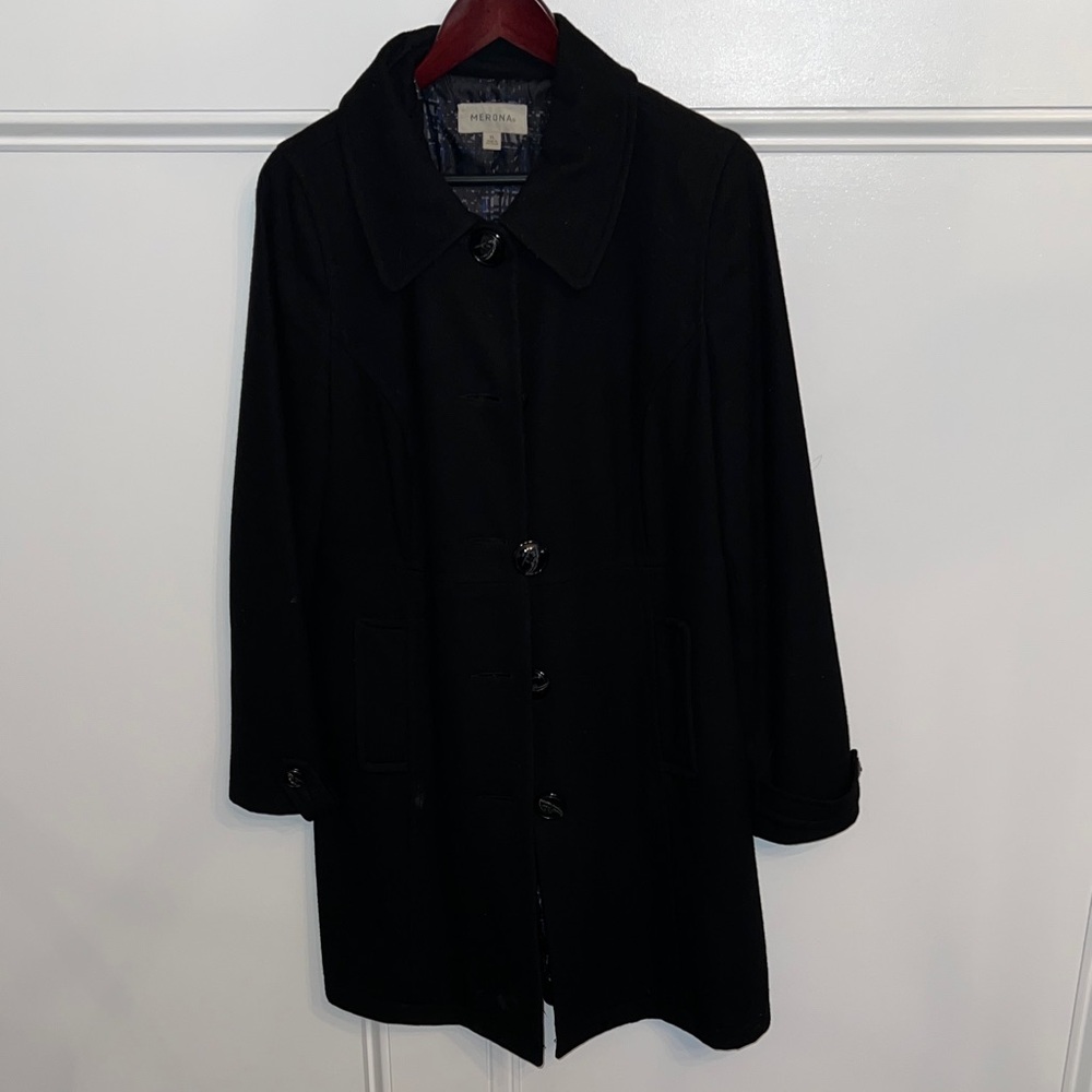 Merona Women's Black Trench Coat
